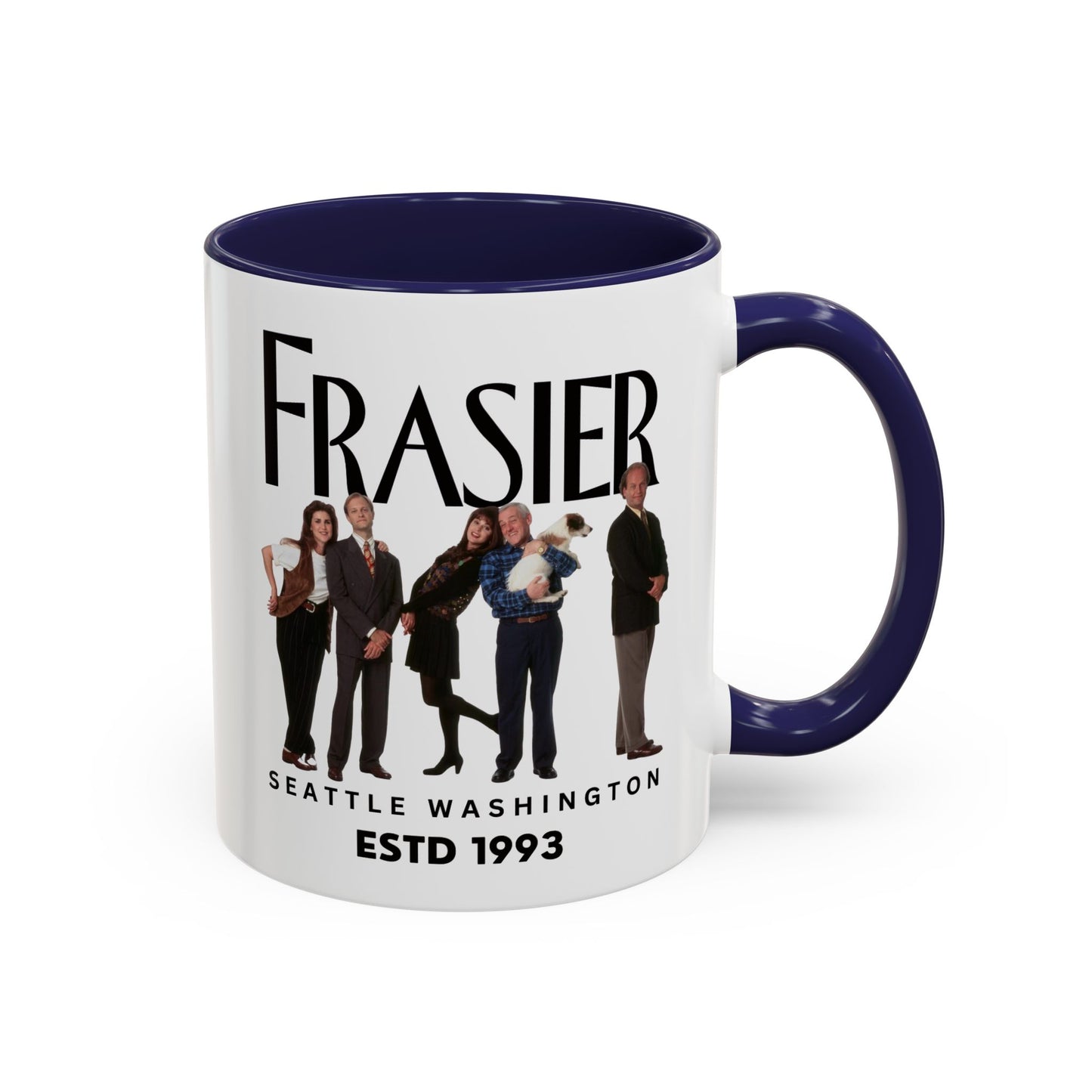 Radio Psychiatrist Coffee Mug Colored Handle 11oz