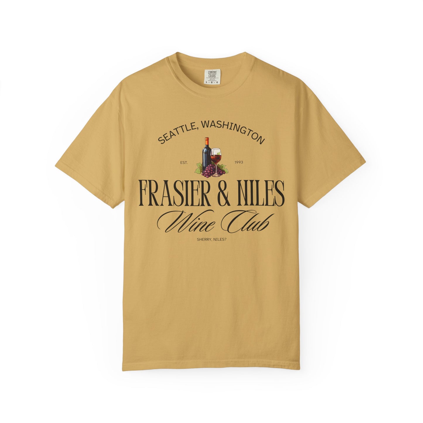 Comfort Colors® Frasier & Niles Wine Club Shirt