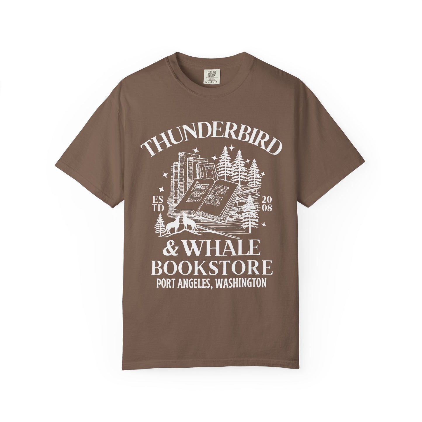 Comfort Colors® Thunderbird & Whale Bookstore Shirt
