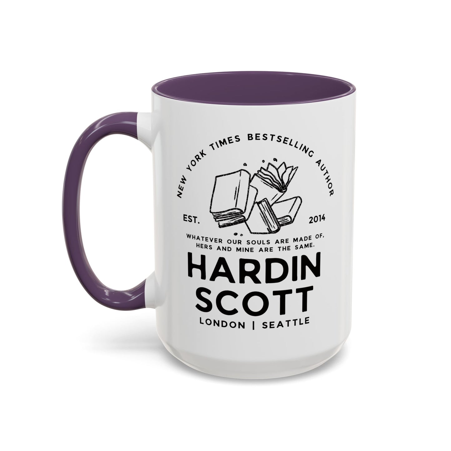 Hardin Scott After Series Book Coffee Mug Colored Handle