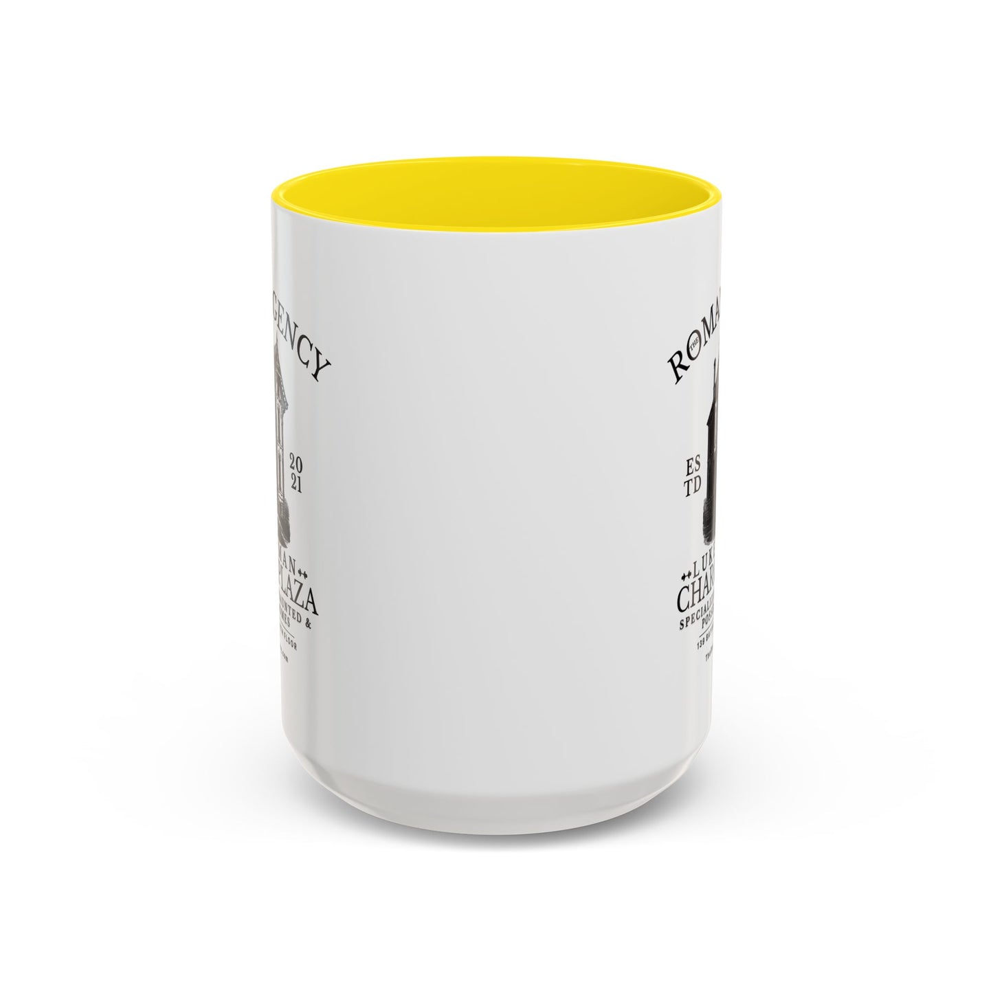 Roman Agency Coffee Mug Colored Handle