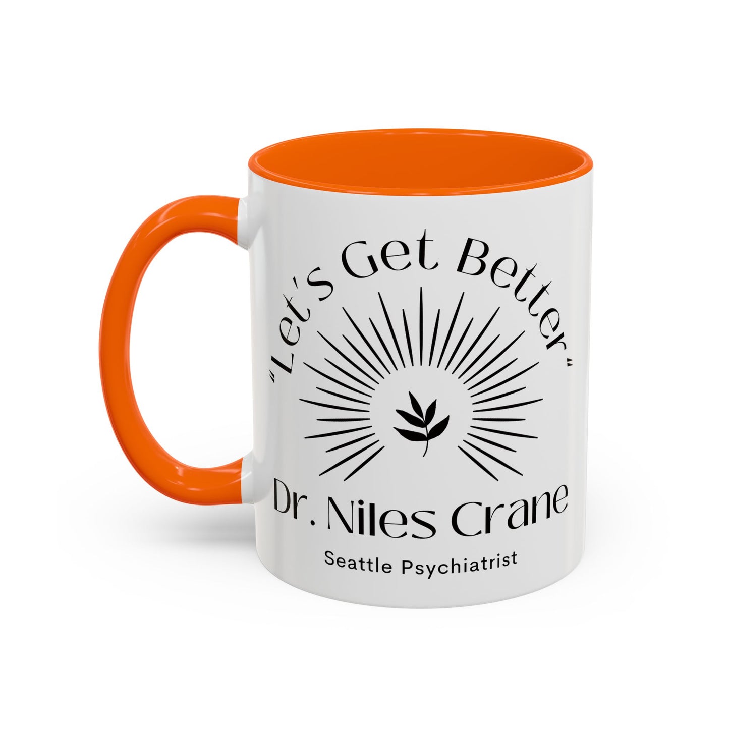 Dr Crane Coffee Mug Colored Handle