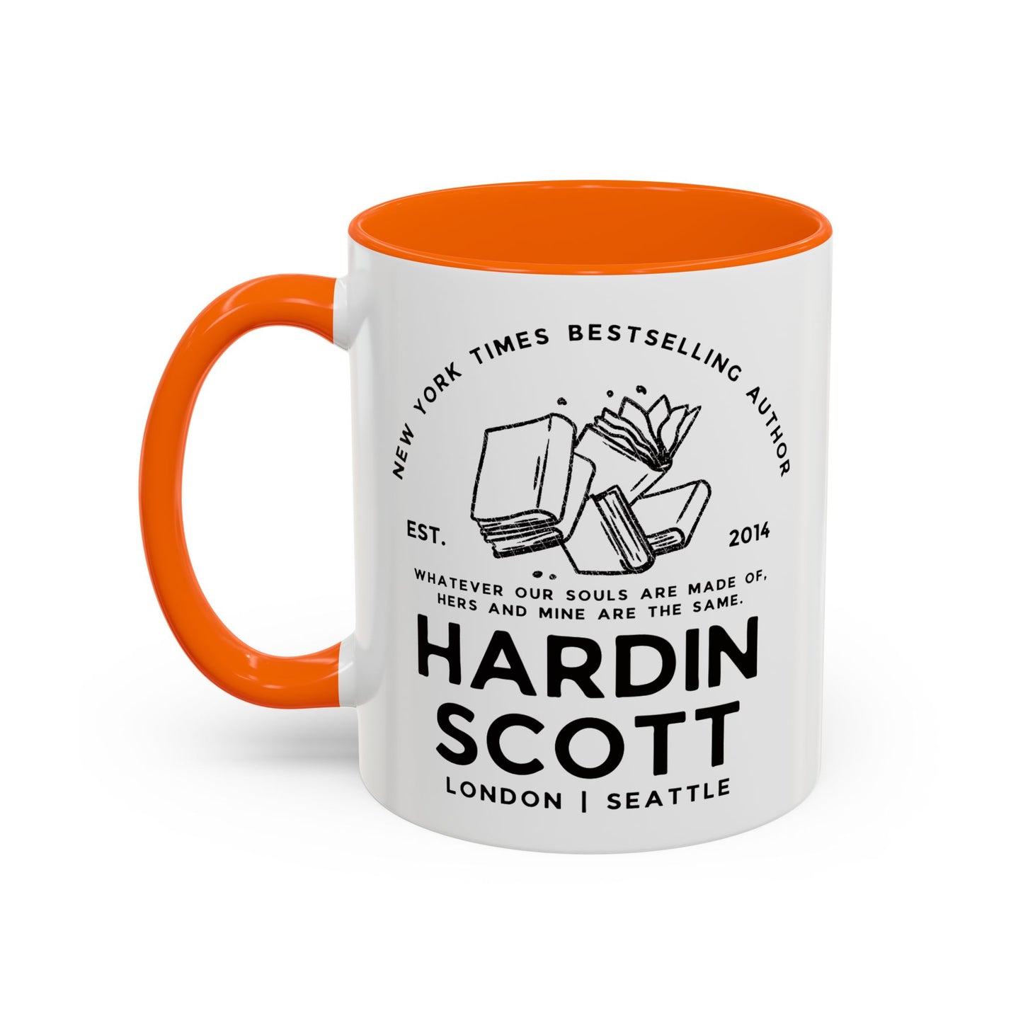 Hardin Scott After Series Book Coffee Mug Colored Handle