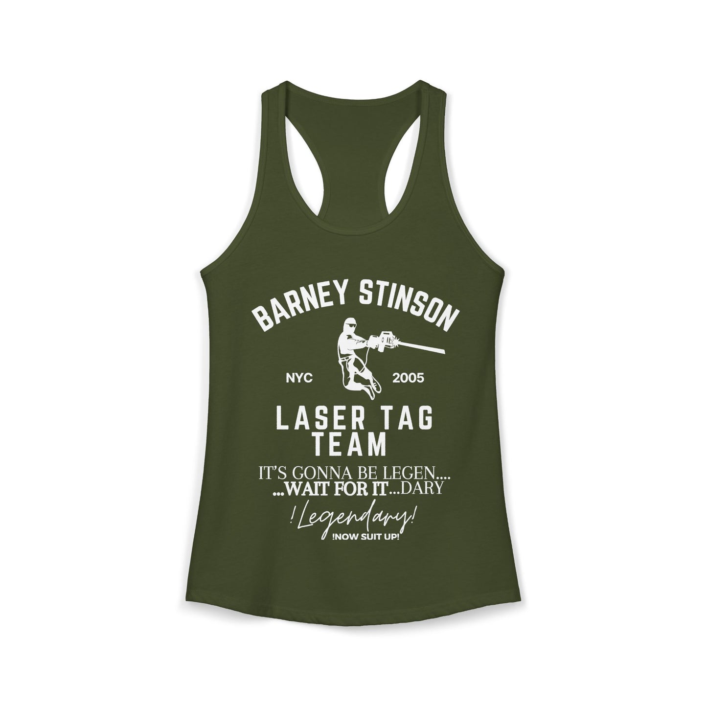 How I Met Your Mother TV Show - Barney Stinson Laser Tag Team Tank Top