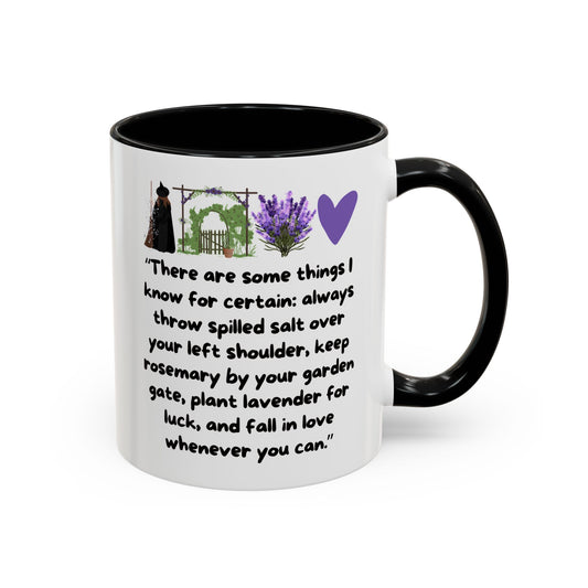 Owens Sisters Colored Handle Coffee Mug