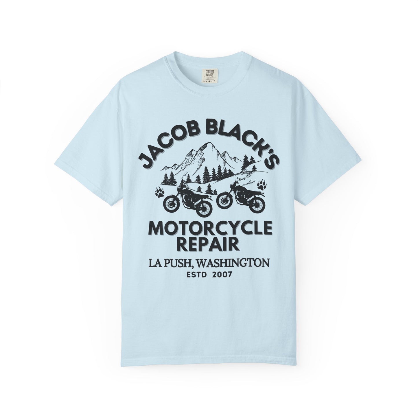 Comfort Colors® Jacob Black Motorcycle Repair Shirt