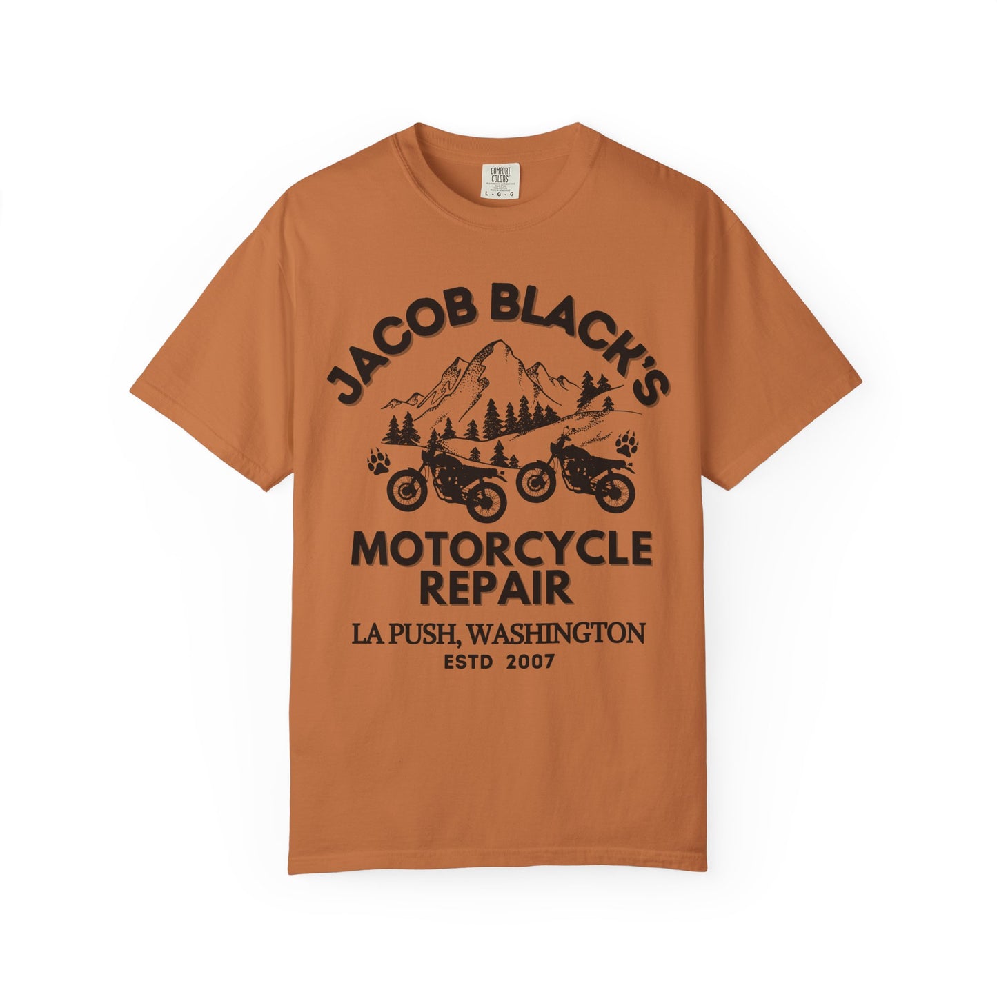 Comfort Colors® Jacob Black Motorcycle Repair Shirt