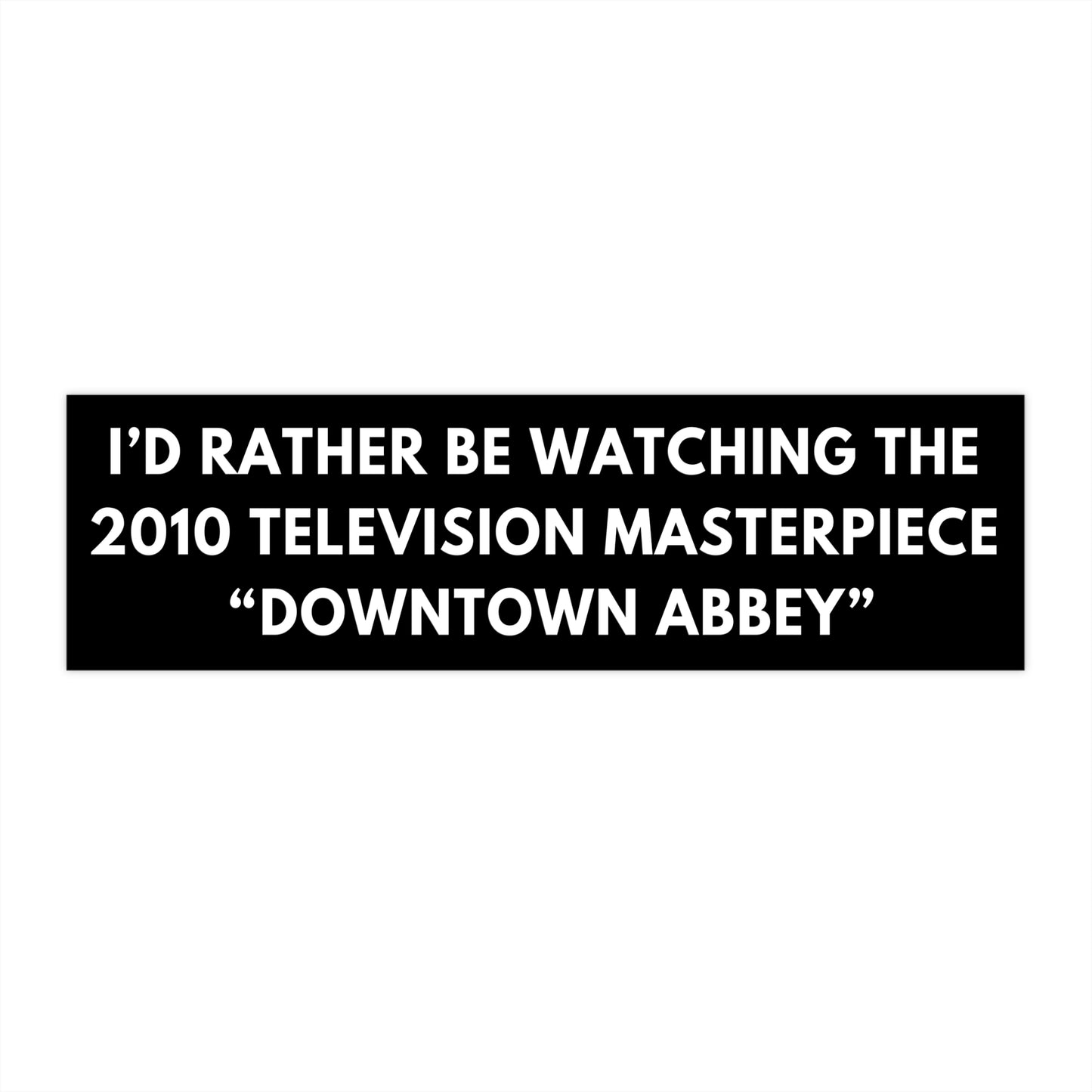 Downtown Abbey TV Show Sticker