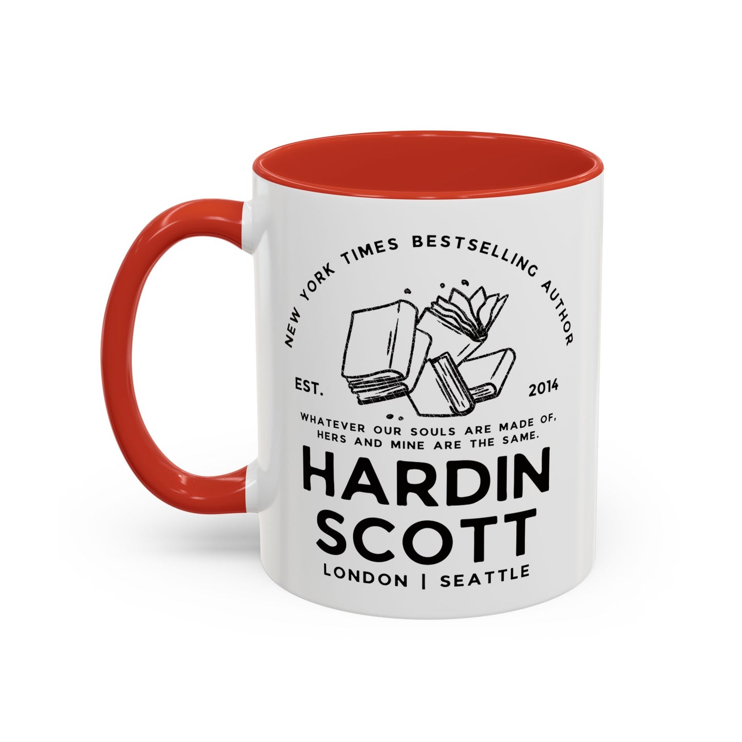 Hardin Scott After Series Book Coffee Mug Colored Handle