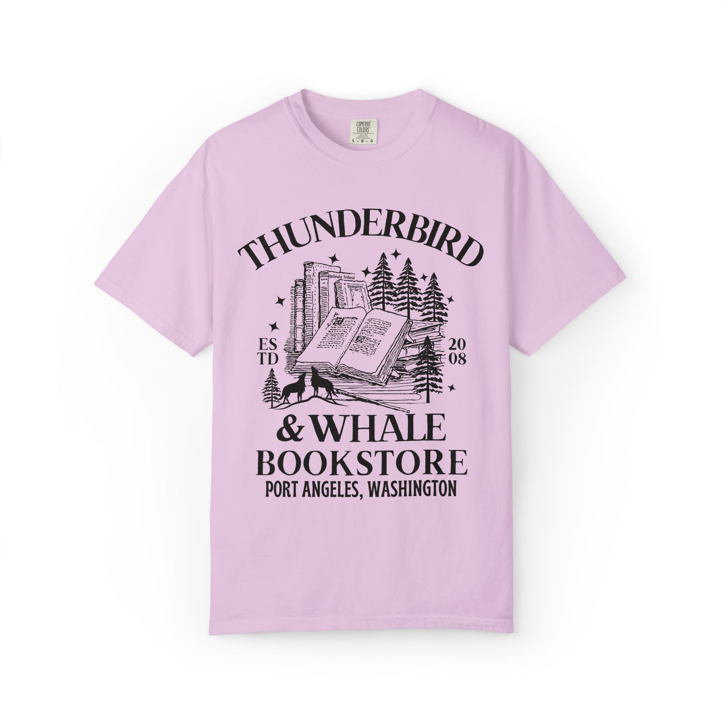 Comfort Colors® Thunderbird & Whale Bookstore Shirt