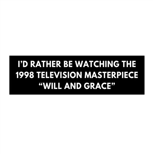 Will & Grace TV Sticker
