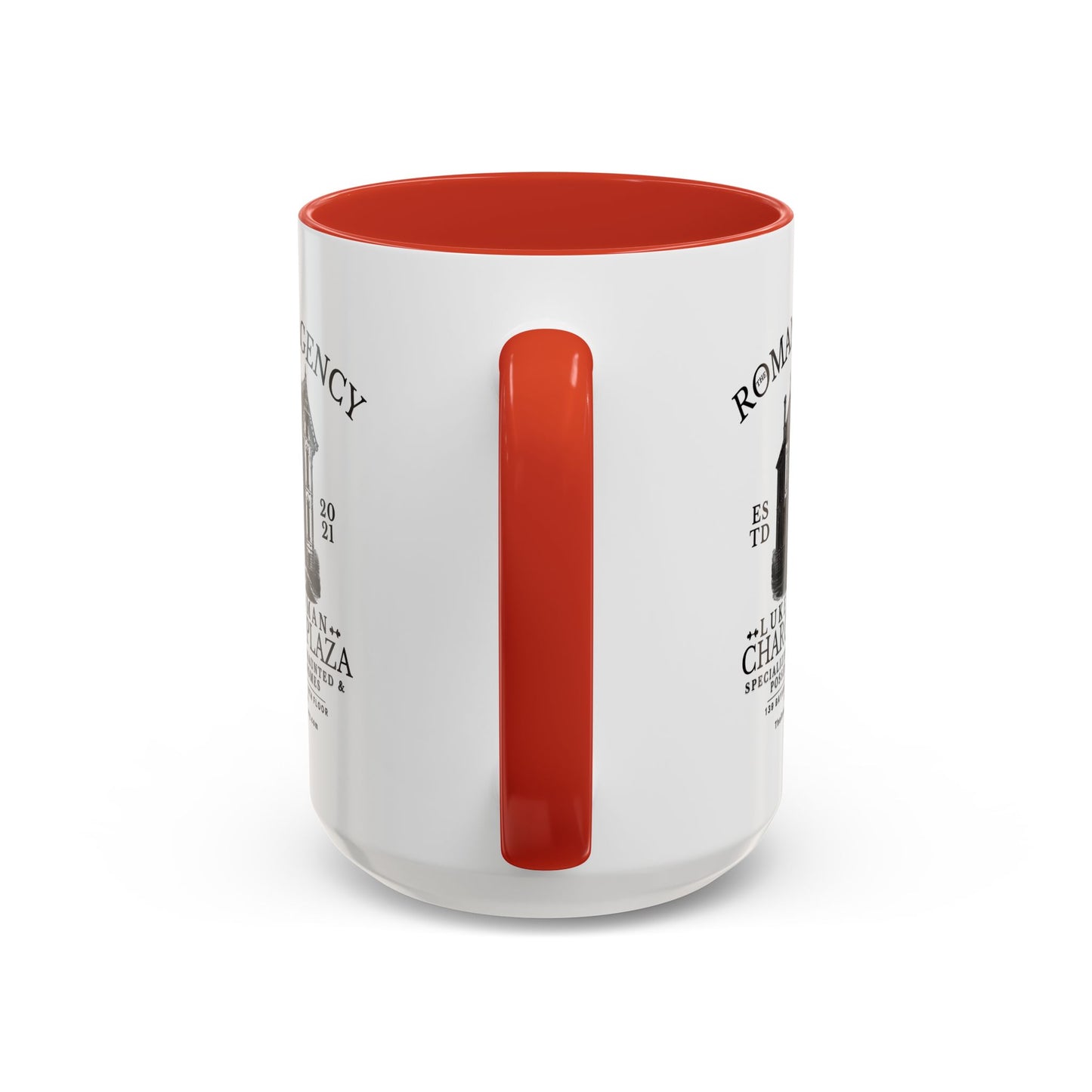 Roman Agency Coffee Mug Colored Handle
