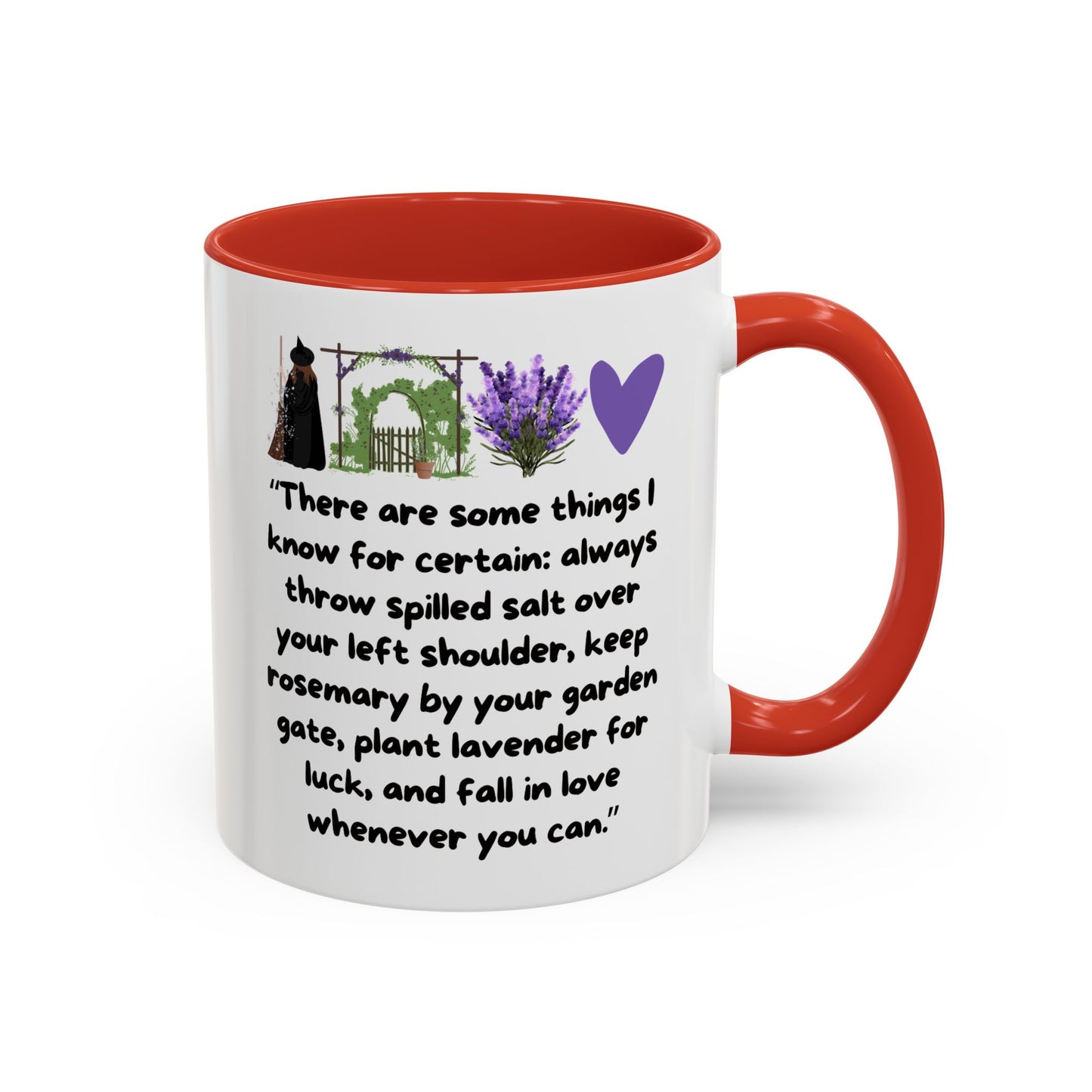 Owens Sisters Colored Handle Coffee Mug