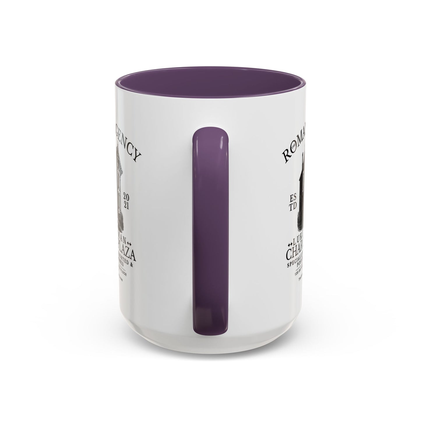 Roman Agency Coffee Mug Colored Handle