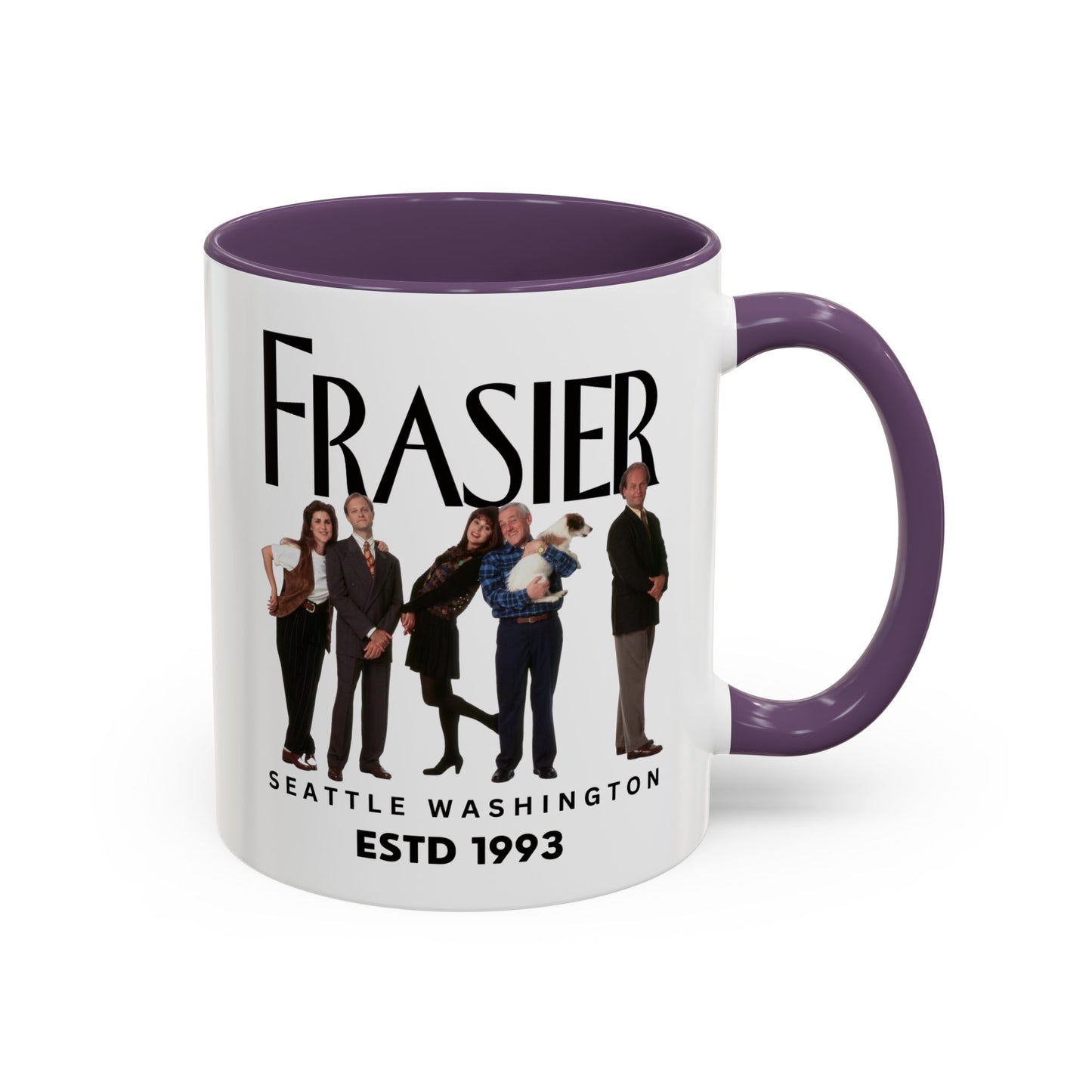 Radio Psychiatrist Coffee Mug Colored Handle 11oz