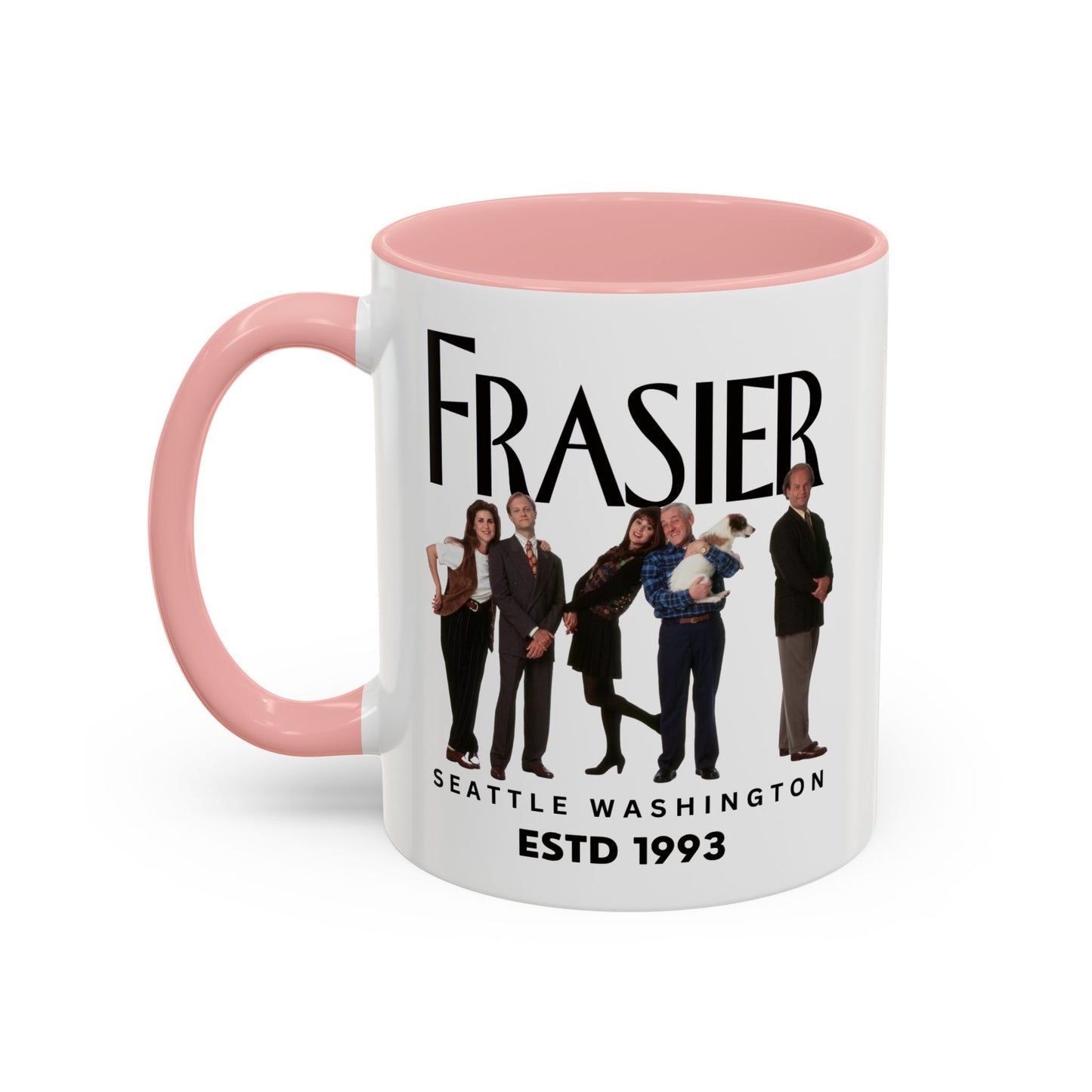 Radio Psychiatrist Coffee Mug Colored Handle 11oz
