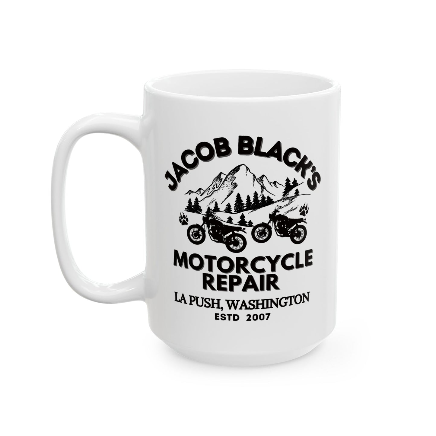 Jacob Black Motorcycle Repair Coffee Mug