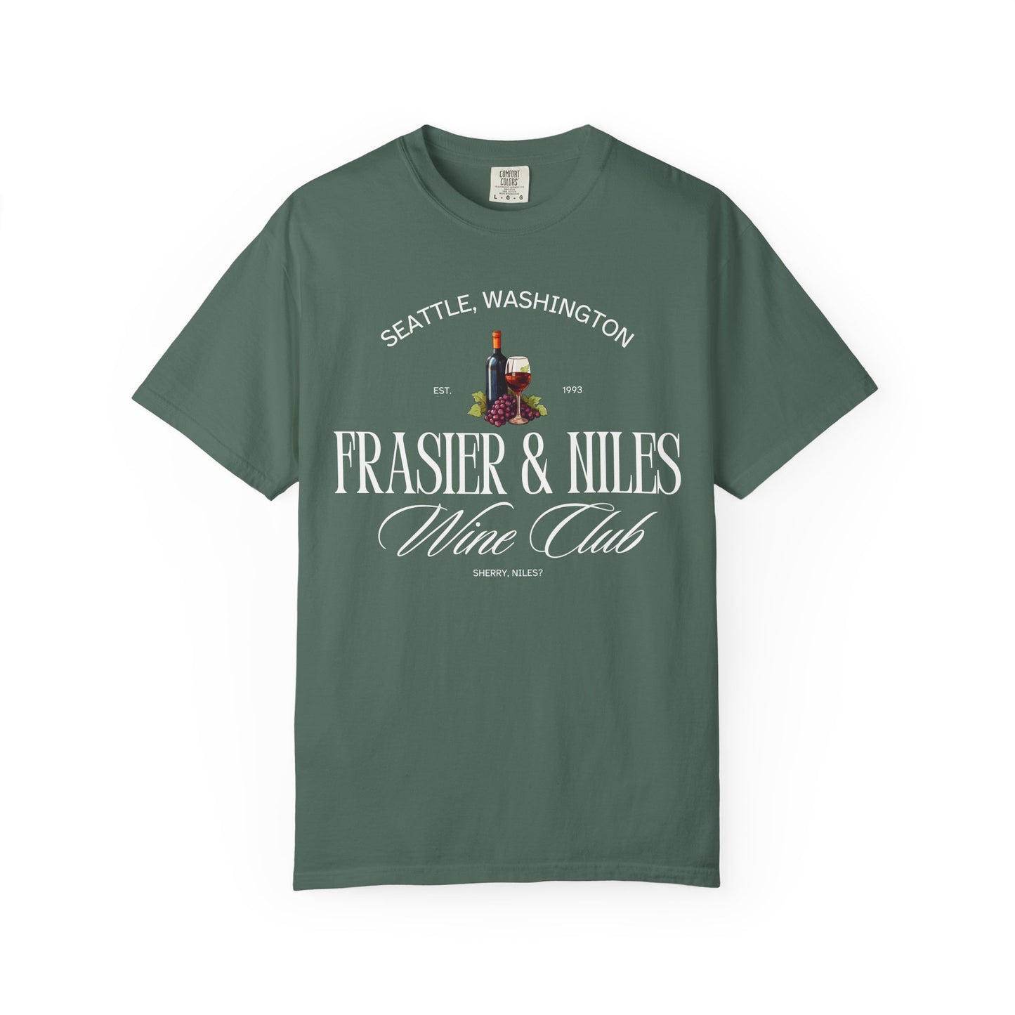 Comfort Colors® Frasier & Niles Wine Club Shirt