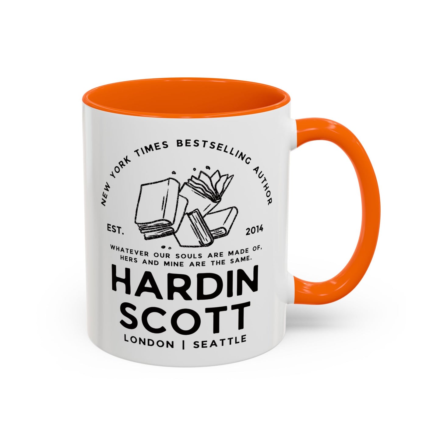 Hardin Scott After Series Book Coffee Mug Colored Handle