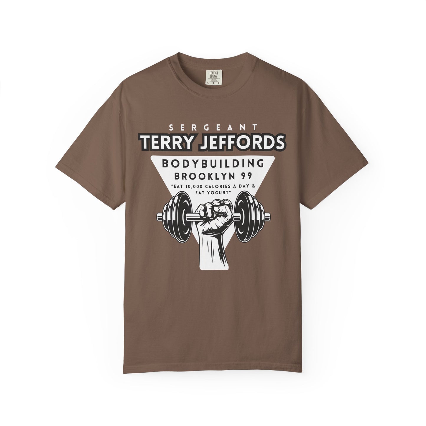 Brooklyn Nine-Nine TV Show - Comfort Colors® Sgt Jeffords Bodybuilding Shirt