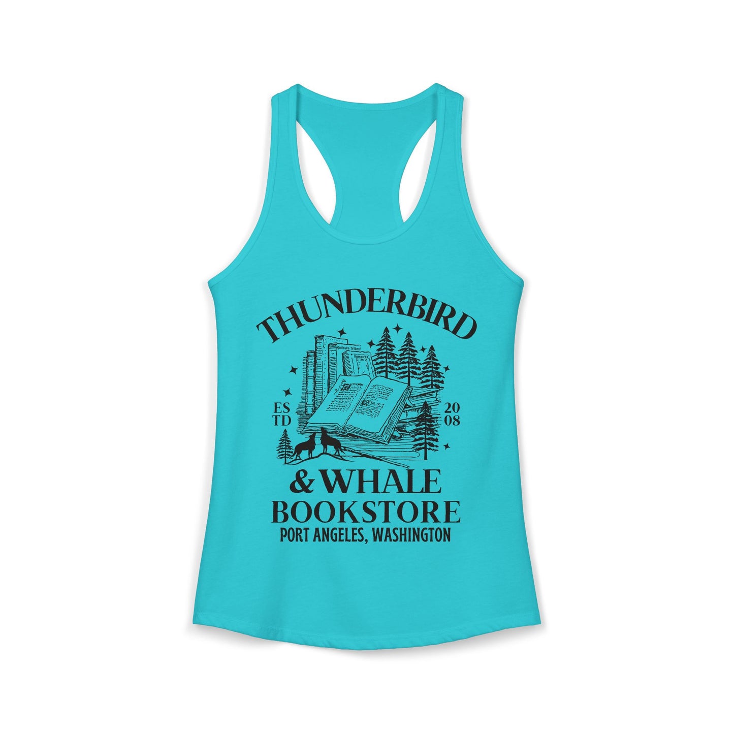 Thunderbird & Whale Bookstore Tank Top