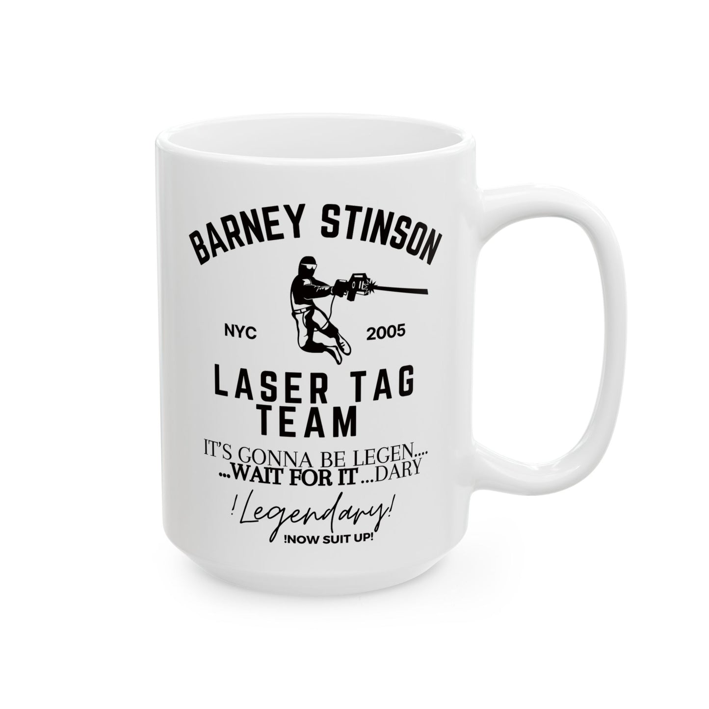 How I Met Your Mother TV Show - Barney Stinson Laser Tag Team Coffee Mug