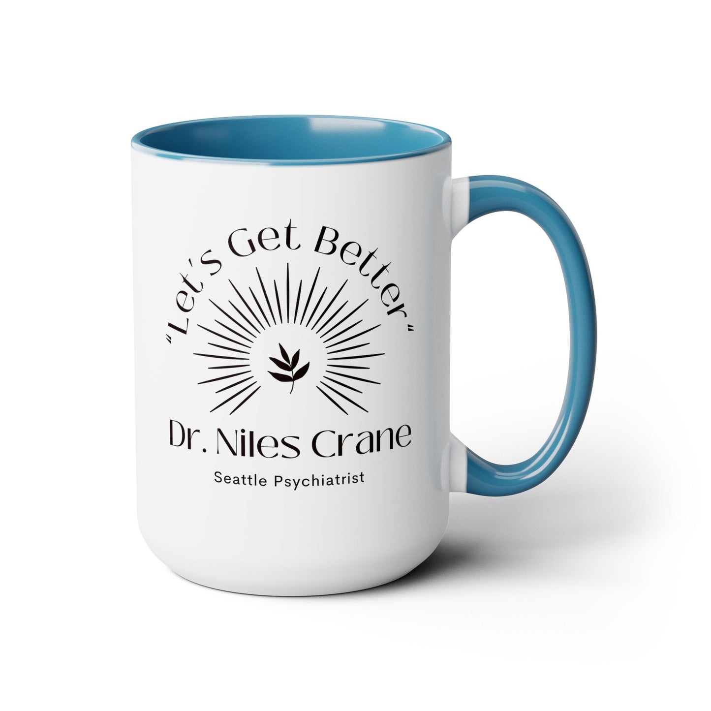 Seattle Psychiatrist Coffee Mug 15oz Colored Handle