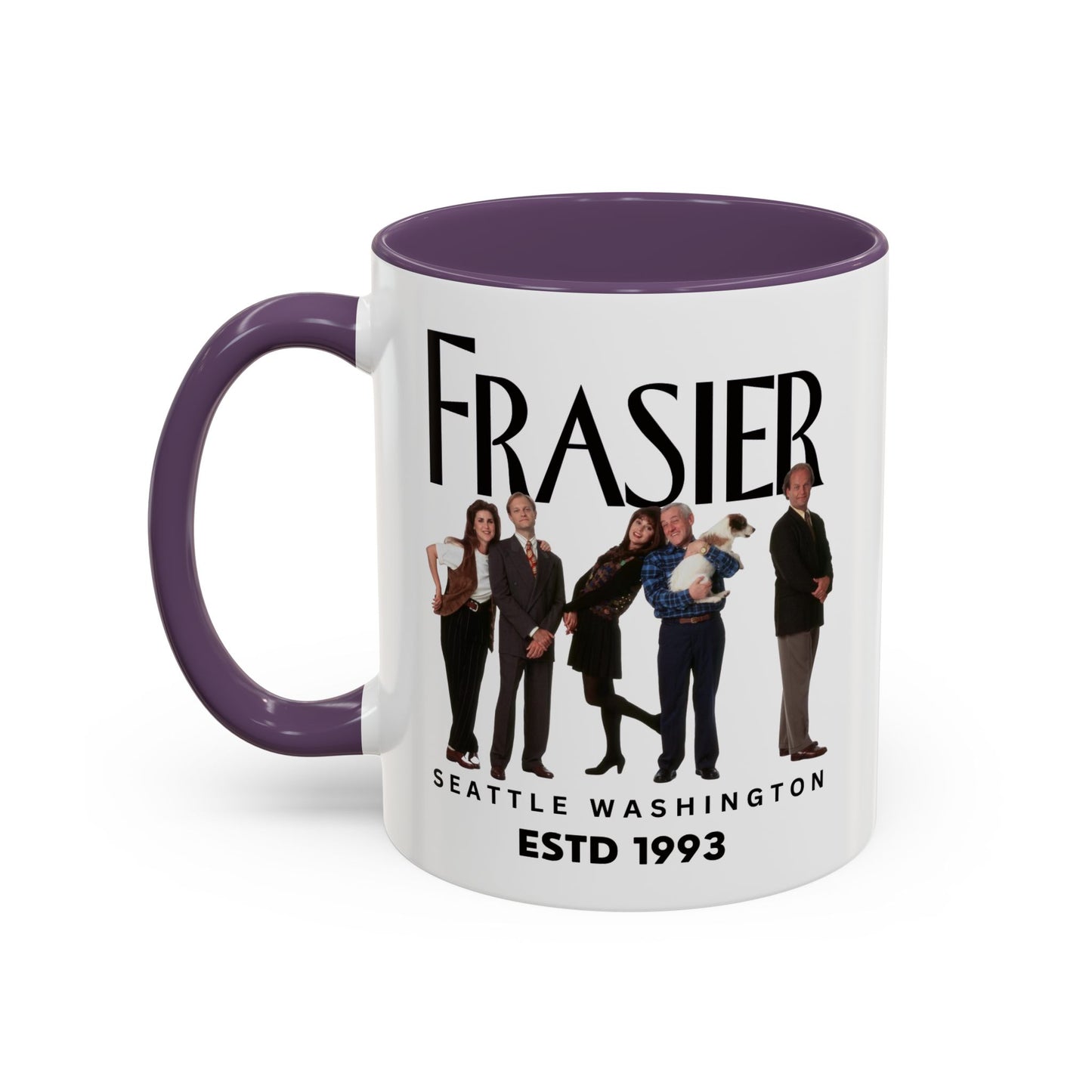 Radio Psychiatrist Coffee Mug Colored Handle 11oz