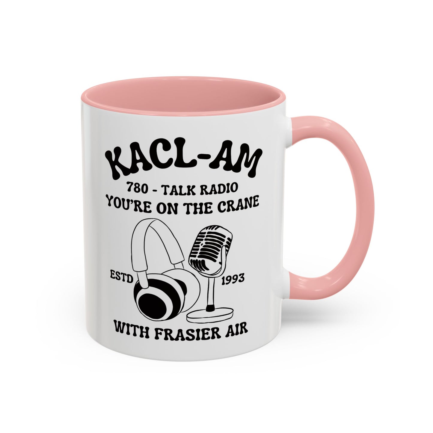 KACL-AM Coffee Mug Colored Handle 11oz