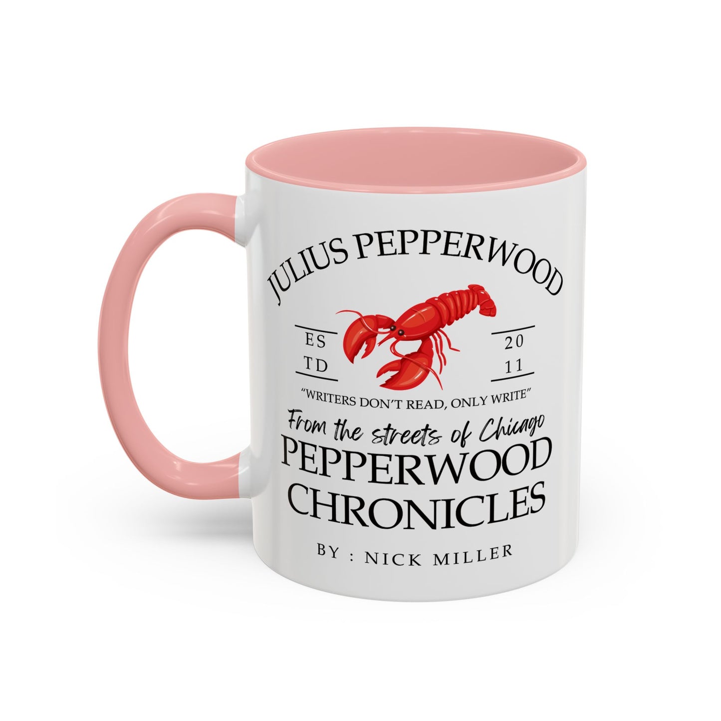 New Girl TV Show - Nick Miller presents Julius Pepperwood Coffee Mug Colored Handle 11oz