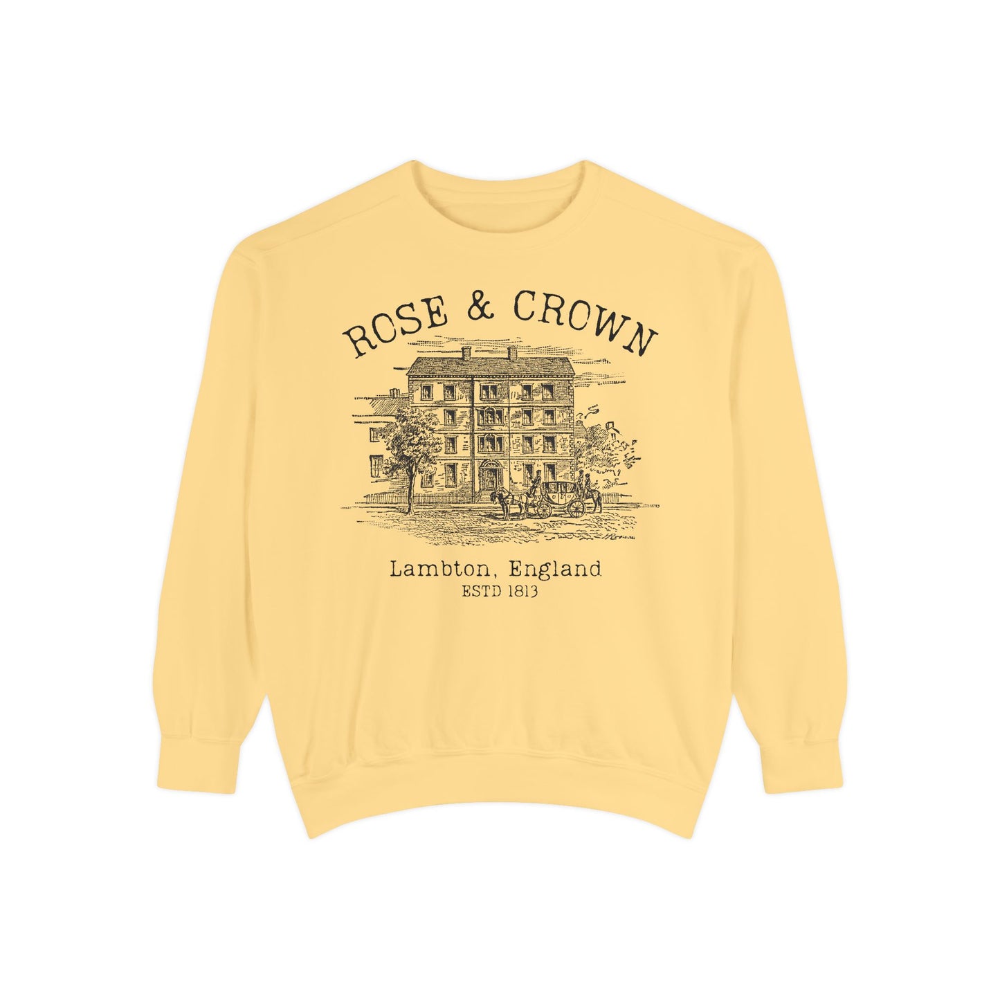 Comfort Colors® Rose and Crown Sweatshirt
