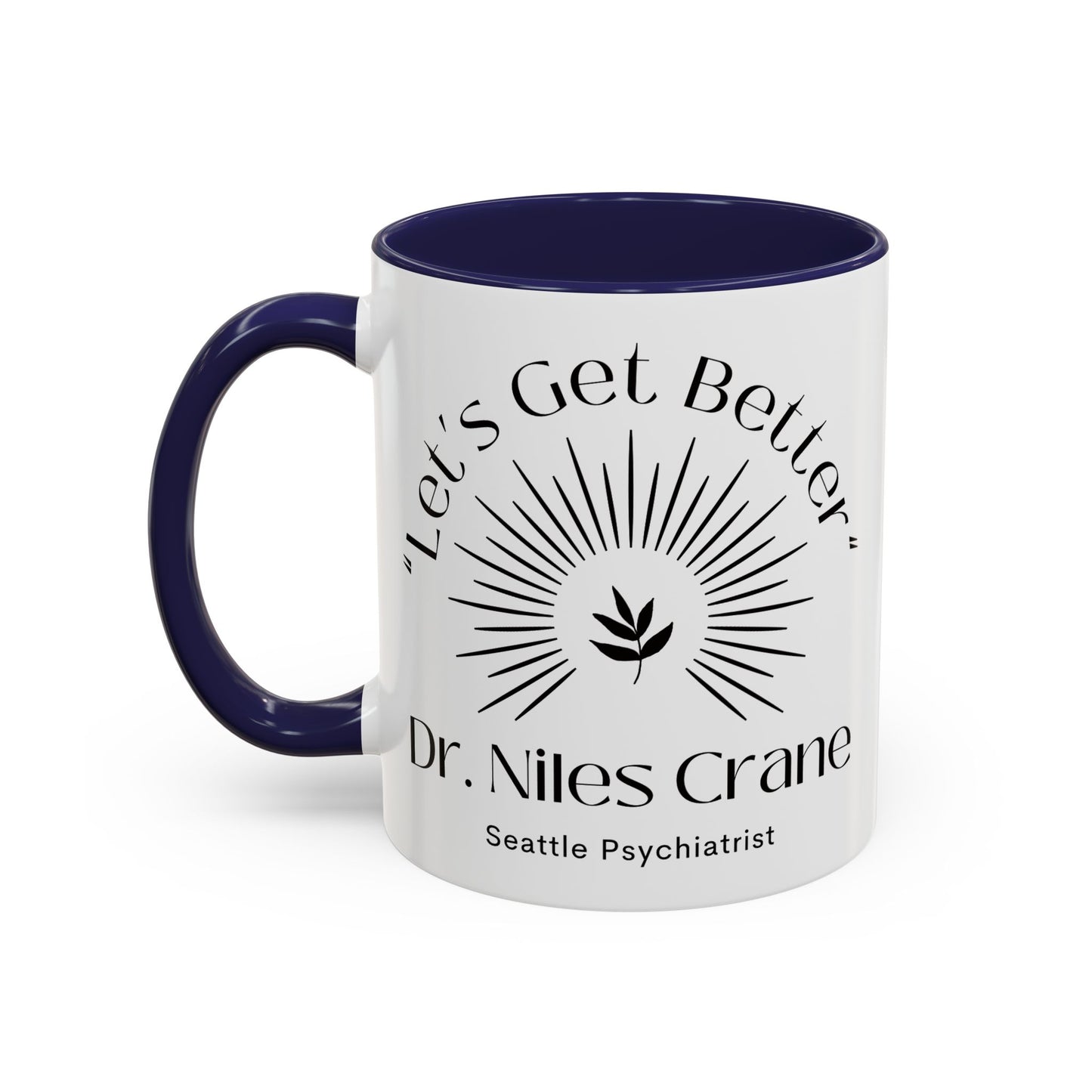 Dr Crane Coffee Mug Colored Handle