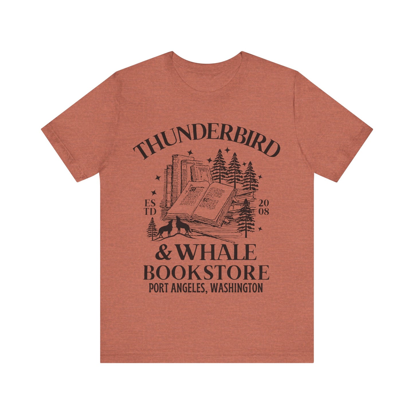 Thunderbird & Whale Bookstore Shirt
