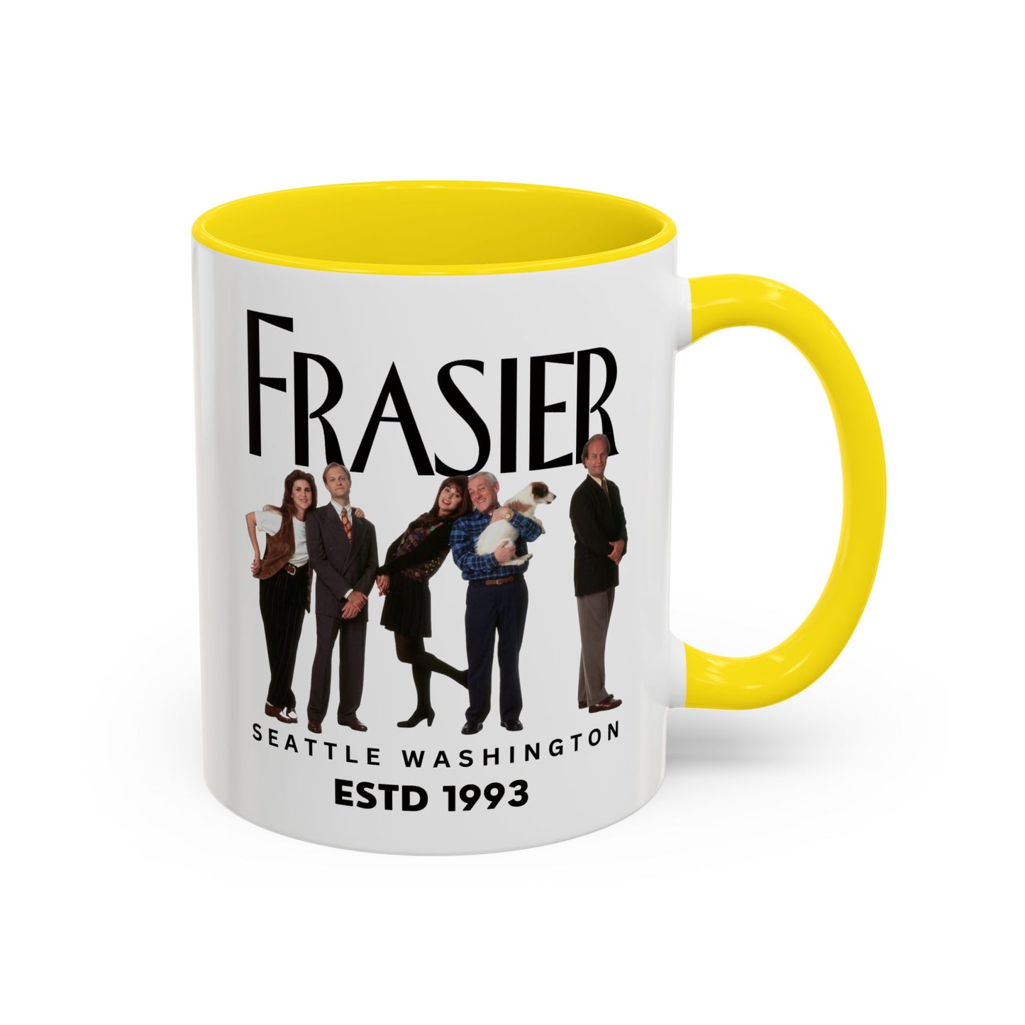 Radio Psychiatrist Coffee Mug Colored Handle 11oz
