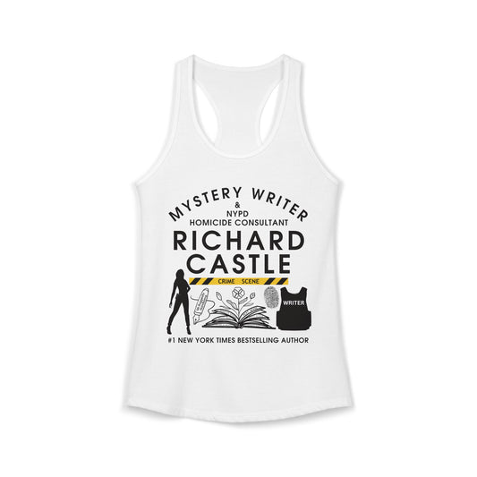Castle TV Show - Richard Castle the Mystery Writer & Homicide Consultant Tank Top