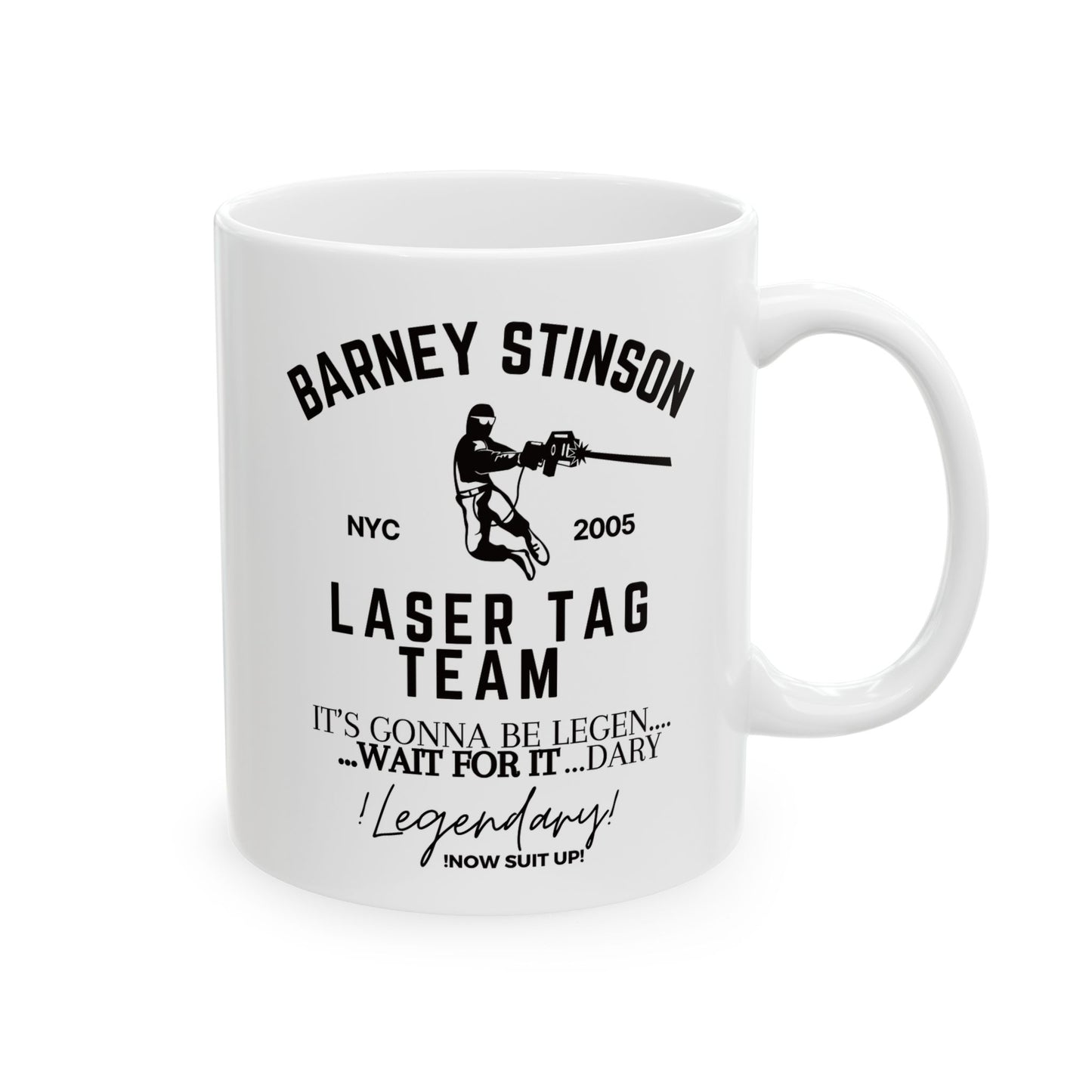 How I Met Your Mother TV Show - Barney Stinson Laser Tag Team Coffee Mug