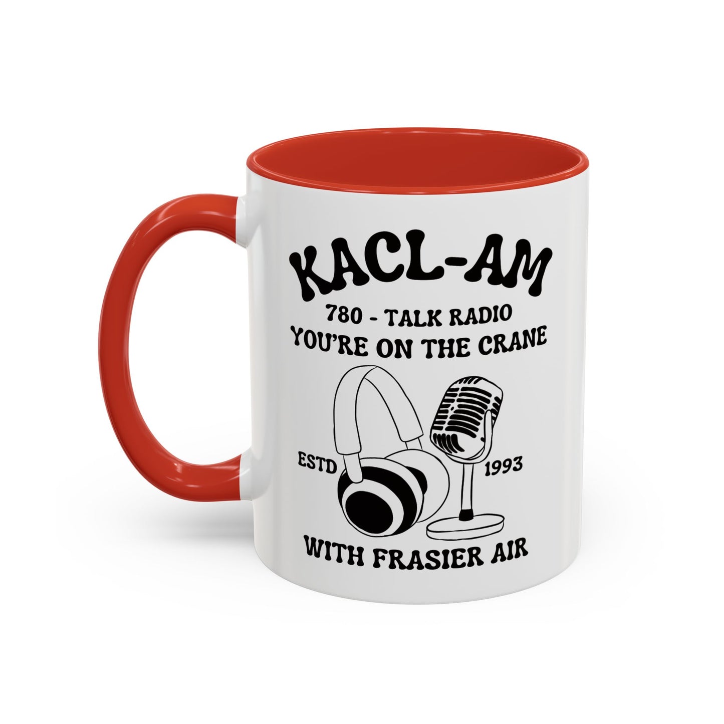 KACL-AM Coffee Mug Colored Handle 11oz