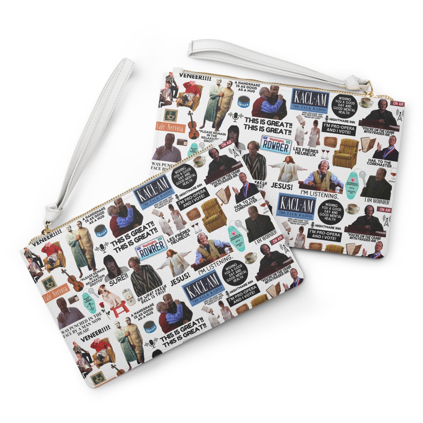 Radio Psychiatrist Clutch Bag