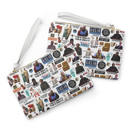 Radio Psychiatrist Clutch Bag