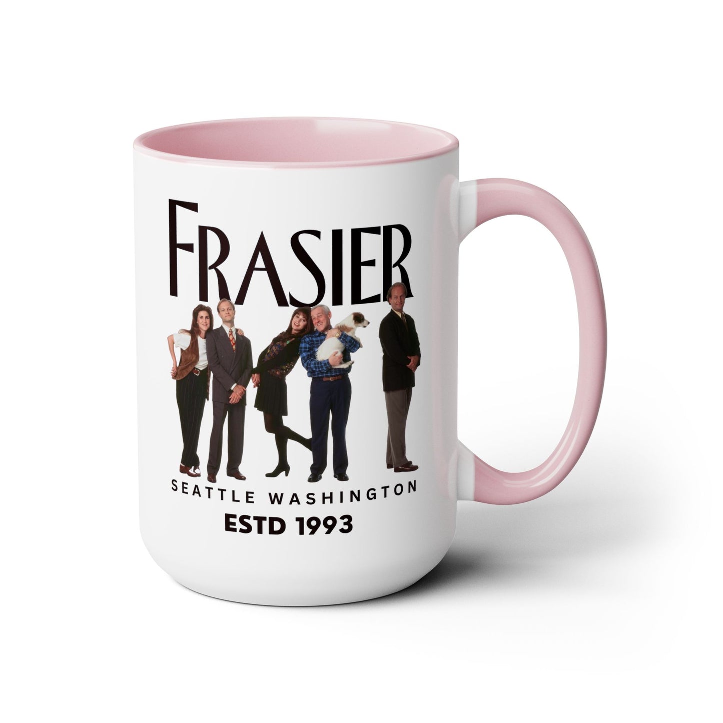 Radio Psychiatrist Coffee Mug Colored Handle 15oz