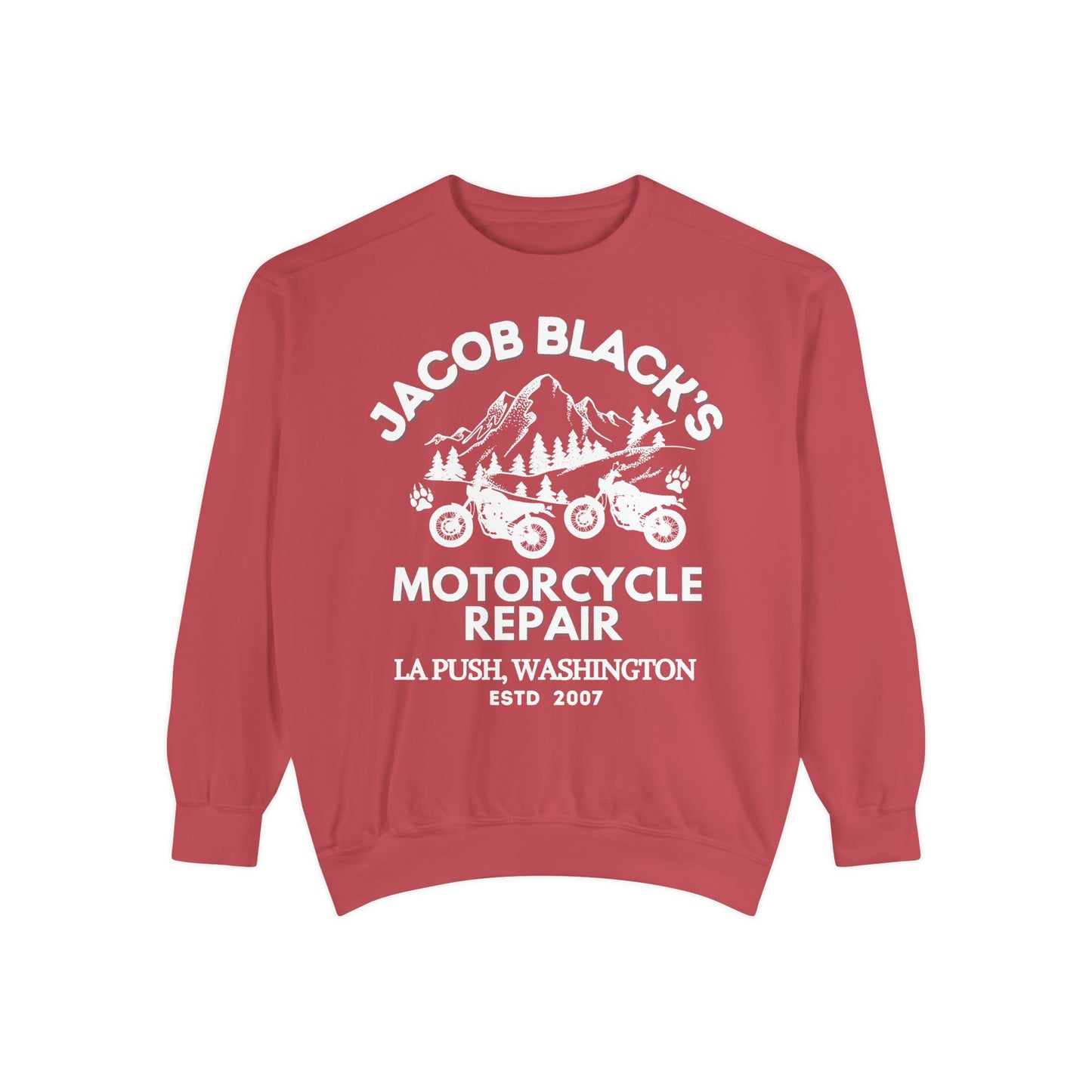 Comfort Colors® Jacob Black Motorcycle Repair Sweatshirt