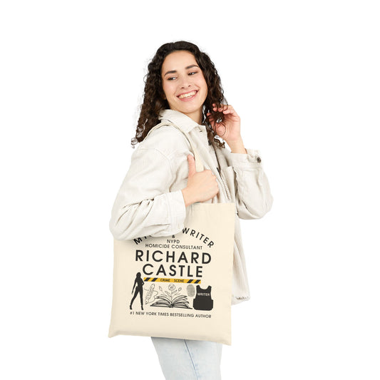 Castle TV Show - Richard Castle the Mystery Writer & Homicide Consultant Tote Bag