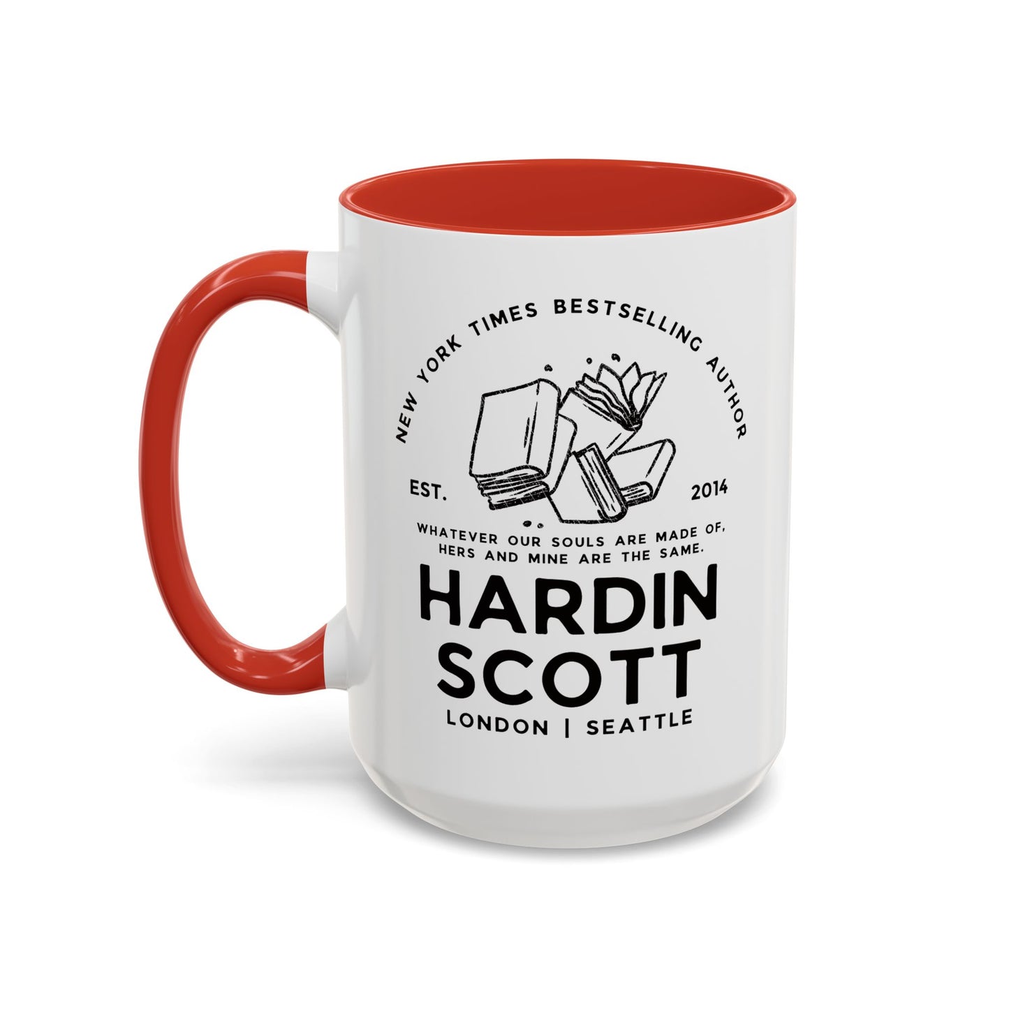 Hardin Scott After Series Book Coffee Mug Colored Handle