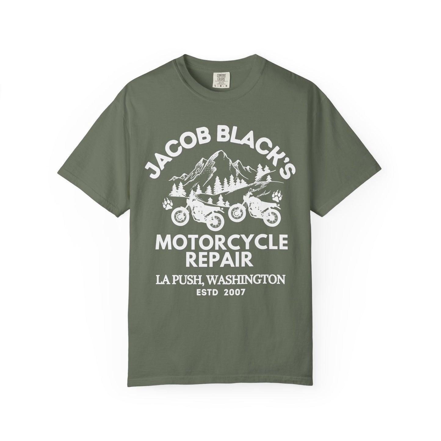 Comfort Colors® Jacob Black Motorcycle Repair Shirt