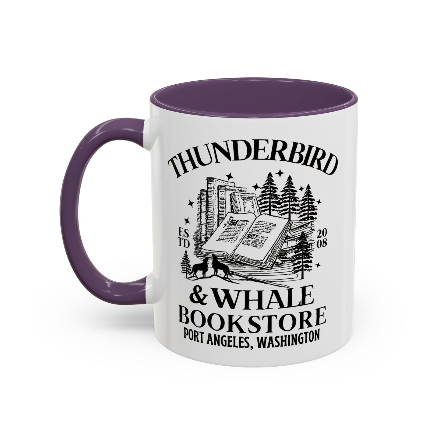 Thunderbird & Whale bookstore Coffee Mug