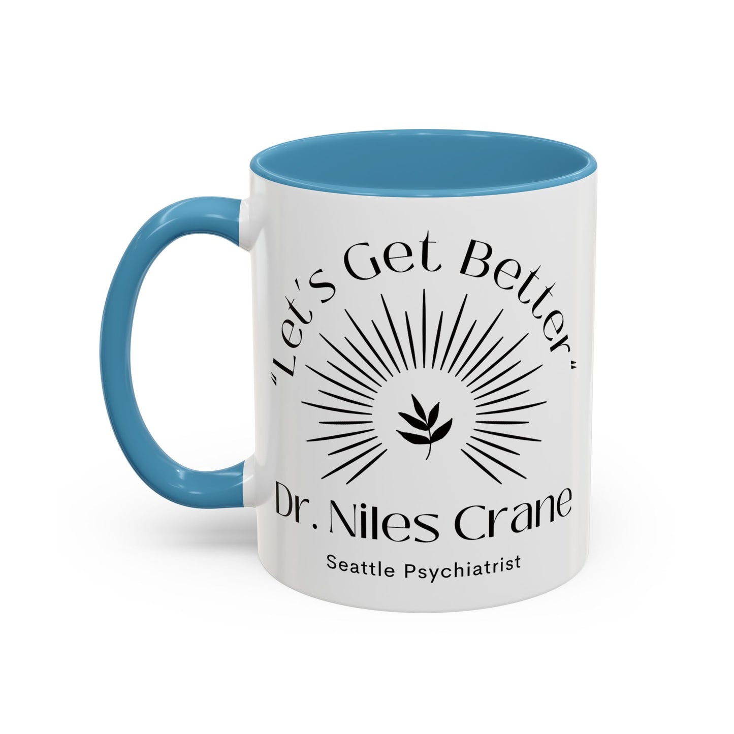 Dr Crane Coffee Mug Colored Handle