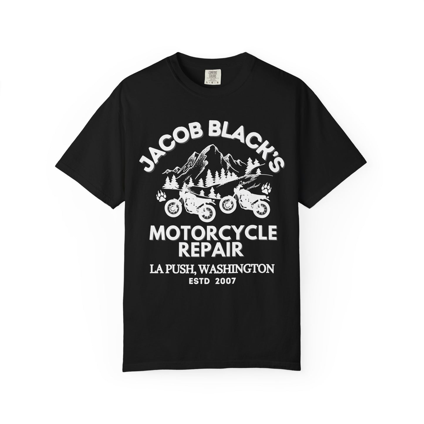 Comfort Colors® Jacob Black Motorcycle Repair Shirt