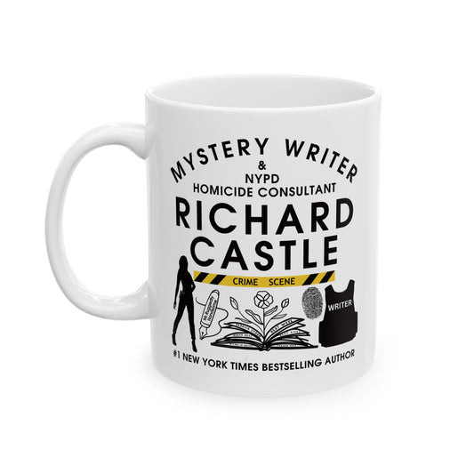 Castle TV Show - Richard Castle the Mystery Writer & Homicide Consultant Coffee Mug