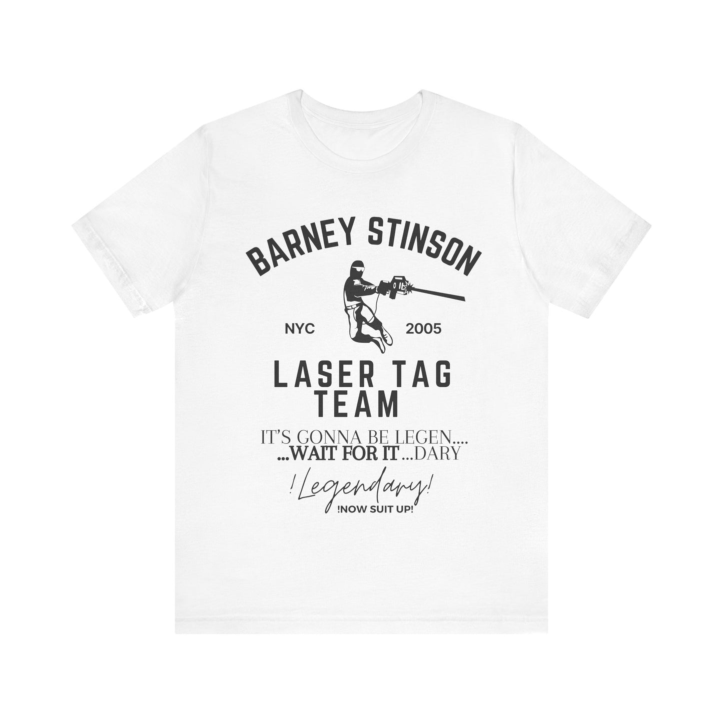 How I Met Your Mother TV Show - Barney Stinson Laser Tag Team Shirt