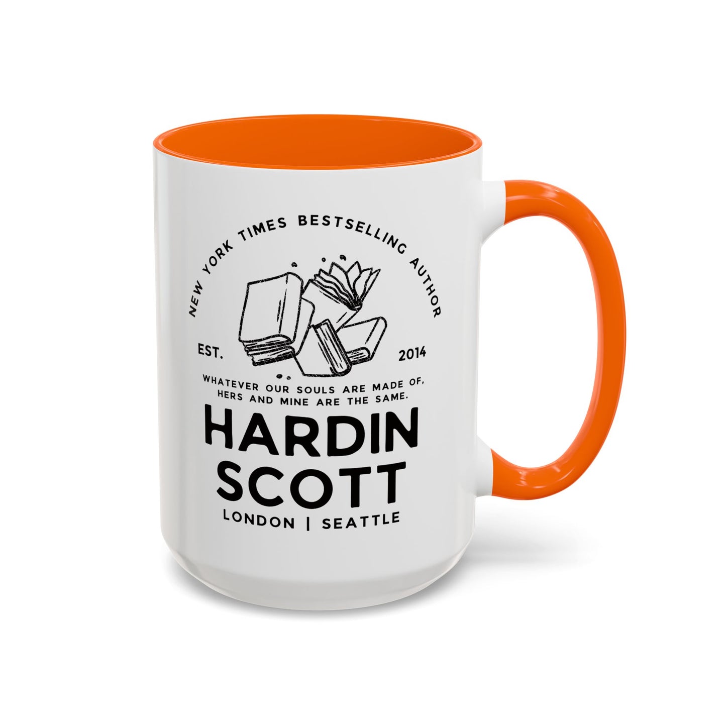 Hardin Scott After Series Book Coffee Mug Colored Handle